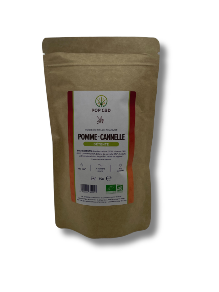 Thé CBD Pomme Cannelle