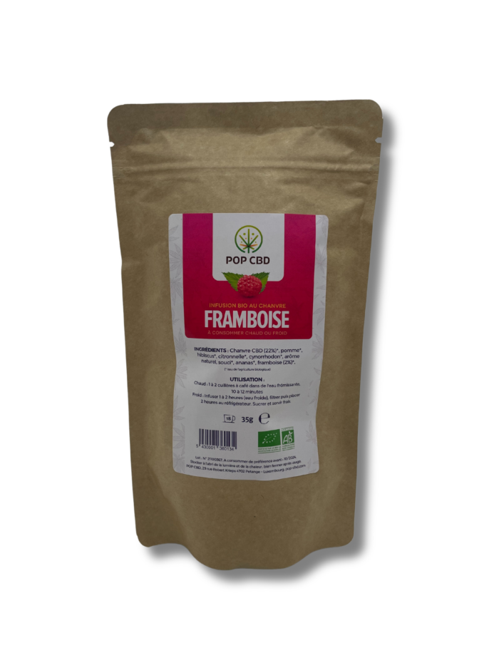 Thé CBD Saveur Framboise