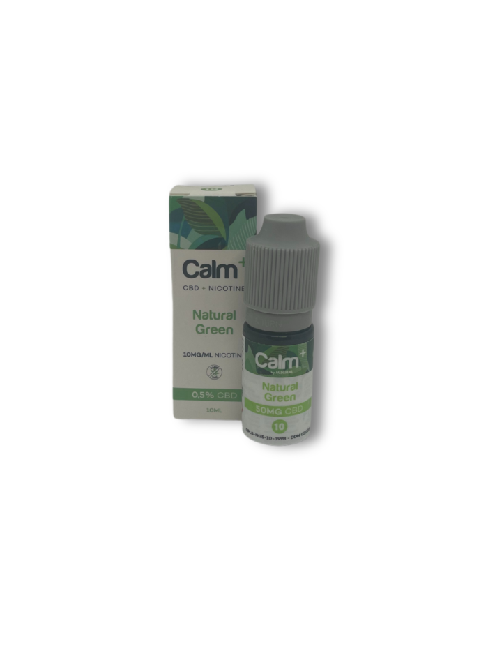 E-liquide Natural Green CBD 5% 10% 20% Sels de Nicotine – Image 2